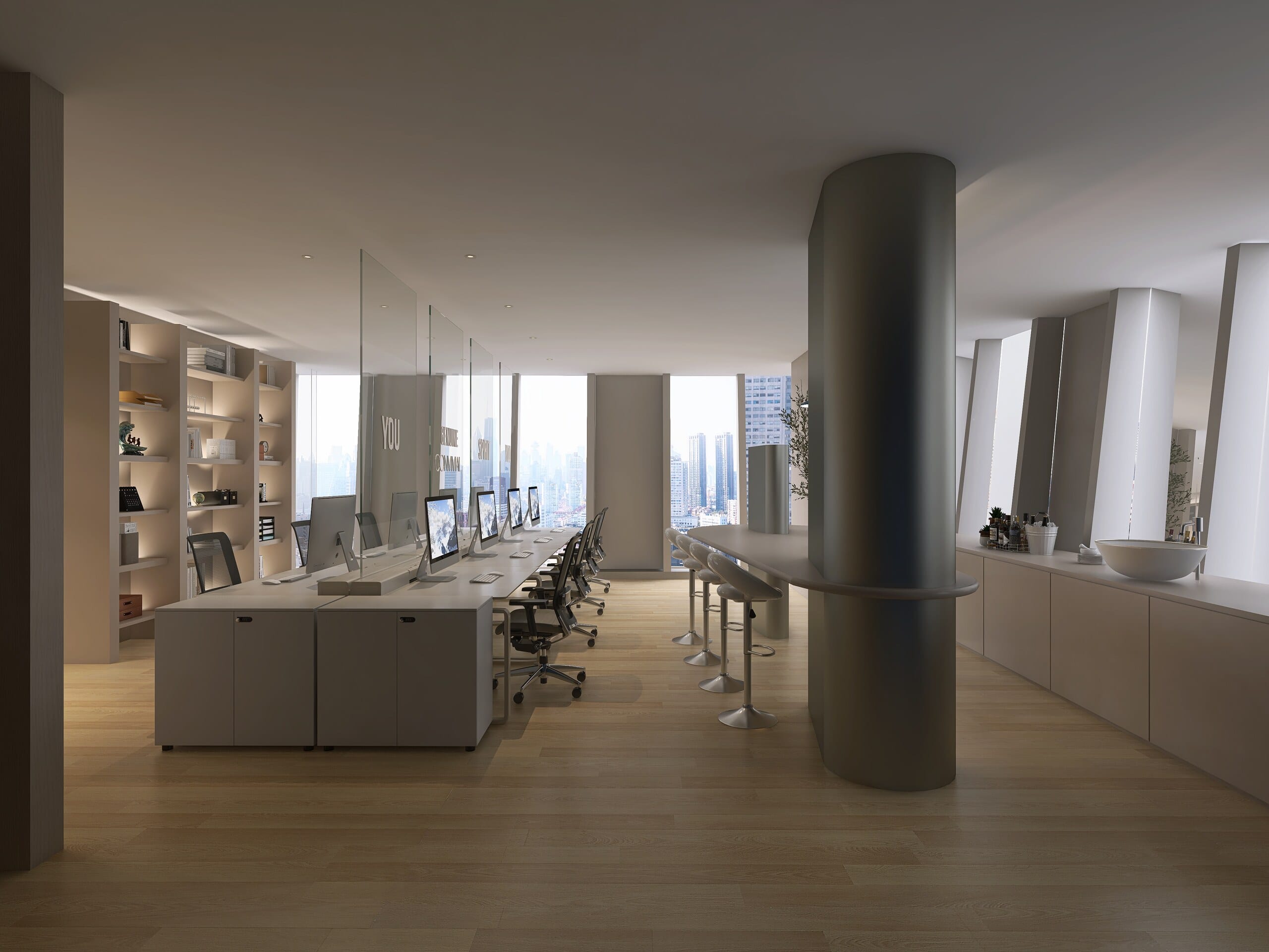 Open space do projecto Pernod Ricard, Luanda, VORQ