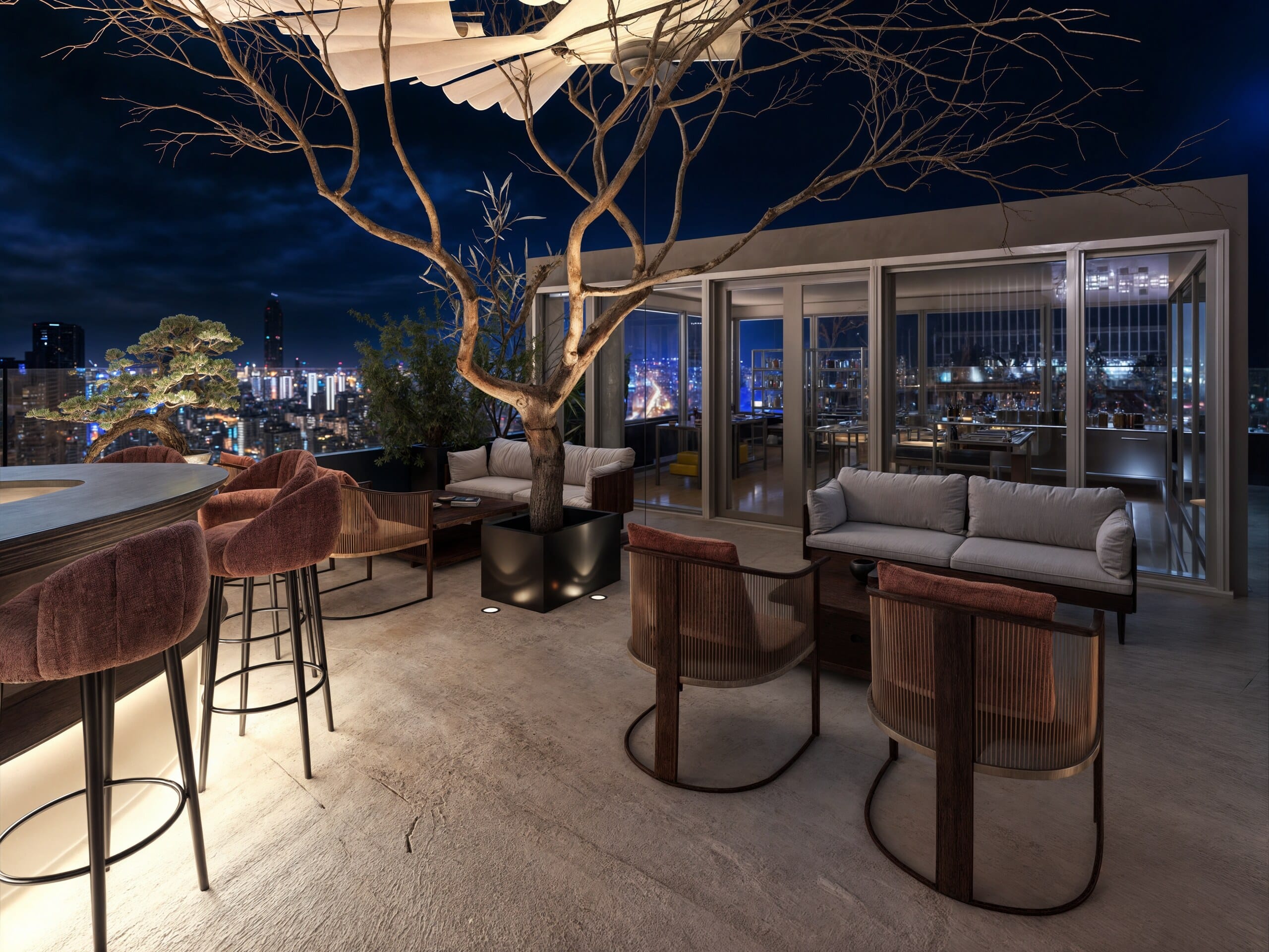 Terraço do projecto Sky Lounge Bar, Luanda, VORQ